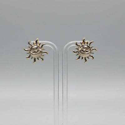 🌞Golden Smiling Sun Stud Earrings Set