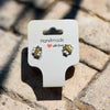 Cute Yellow Bumblebee Earrings Set