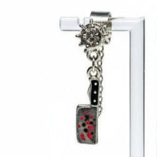 Halloween Stud Earrings: Bloody Butcher's Knives
