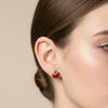 Red Apple Stud Earrings 🍎
