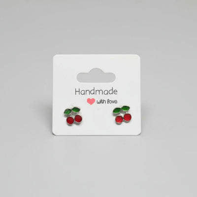 🍒 Cherry Delight Stud Earrings