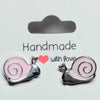 🐌 Cute Pink Snails Stud Earrings