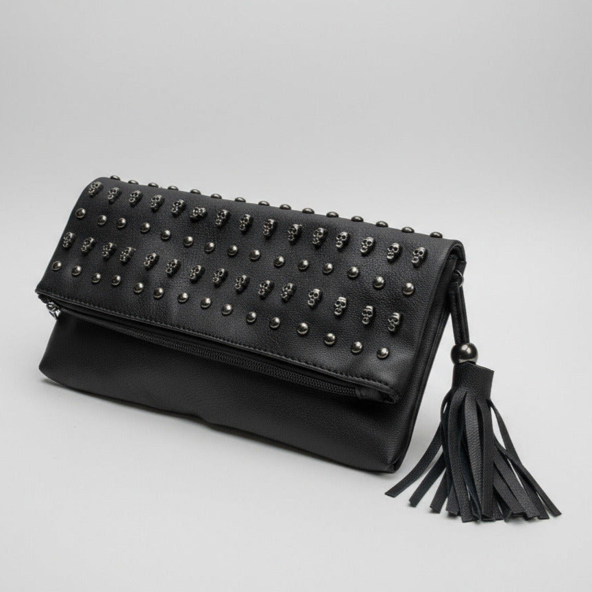 Gothic Punk Halloween Clutch Purse
