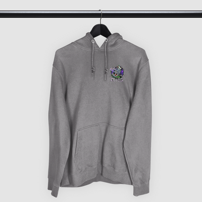 Grey Beetlejuice Graphic Hoodie