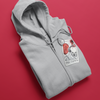 IT and Freddy Halloween Gray Hoodie