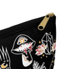 Black Gothic Skater Accessory Pouch