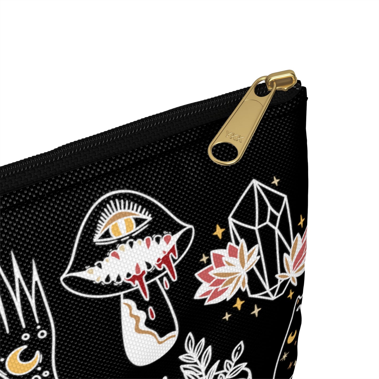 Black Gothic Skater Accessory Pouch