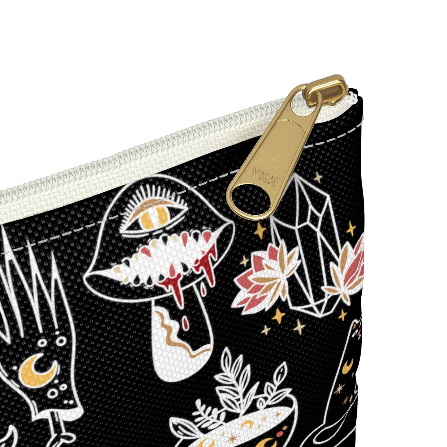 Black Gothic Skater Accessory Pouch
