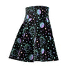 Black Rainbow Elastic Stretchy Skirt