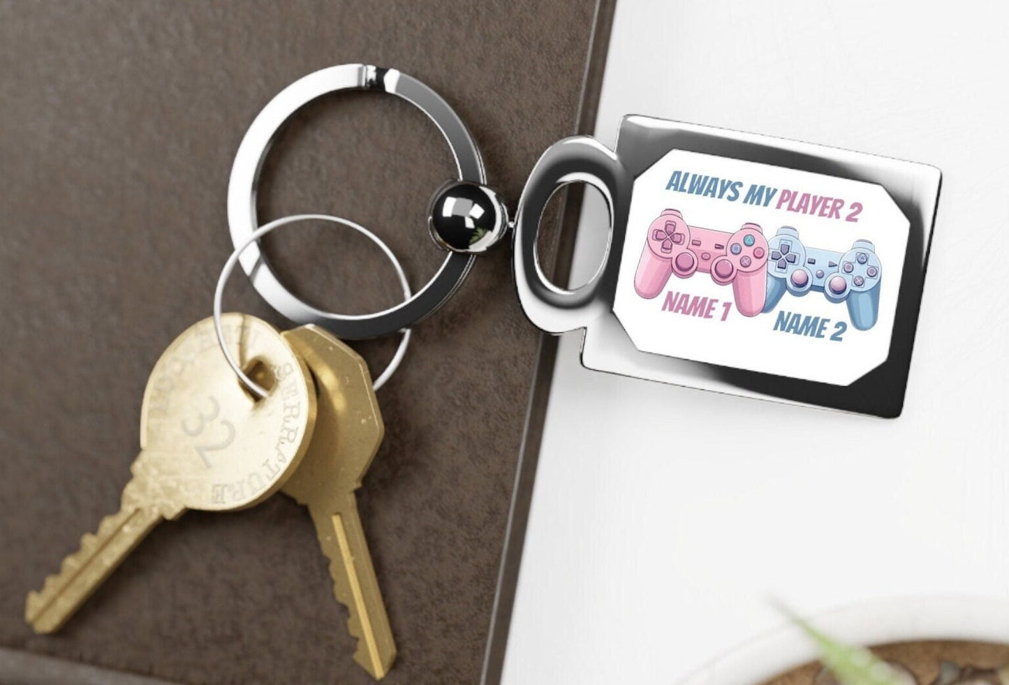 Always My Player 2 Keychain