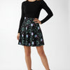 Black Rainbow Elastic Stretchy Skirt