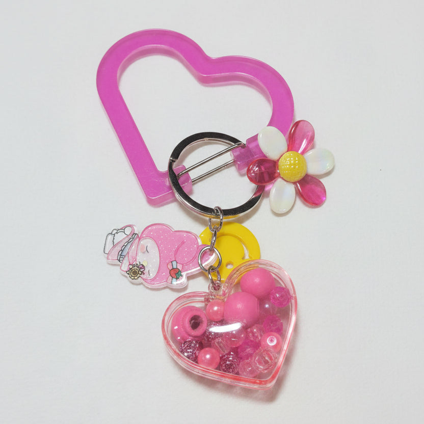 Pink Keychain Set