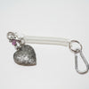 Heart Metal Locket Keychain