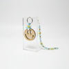 Smile Happy Face Wood Keychain