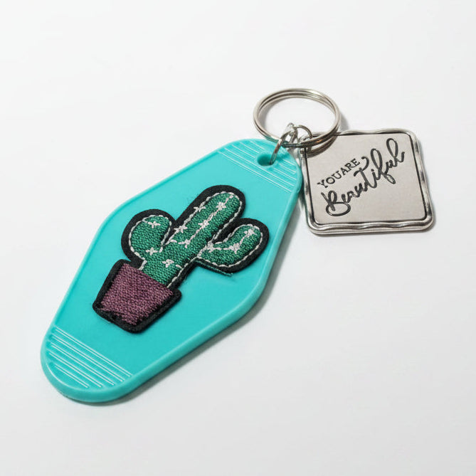 Flower Spring Keychain