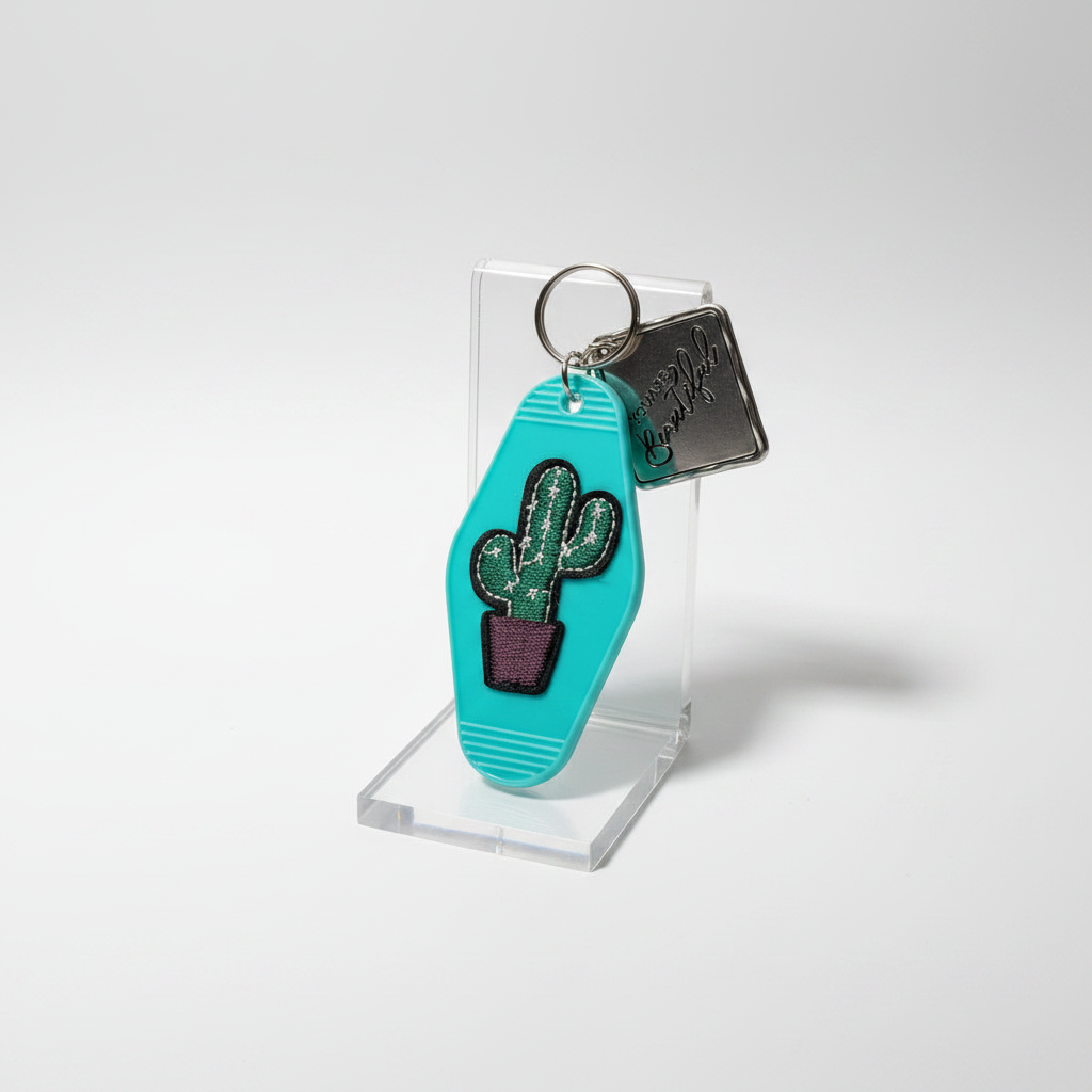 Flower Spring Keychain