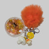 Orange Mushroom Keychain