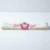 Pink and White Star Kawaii Headband with Bows