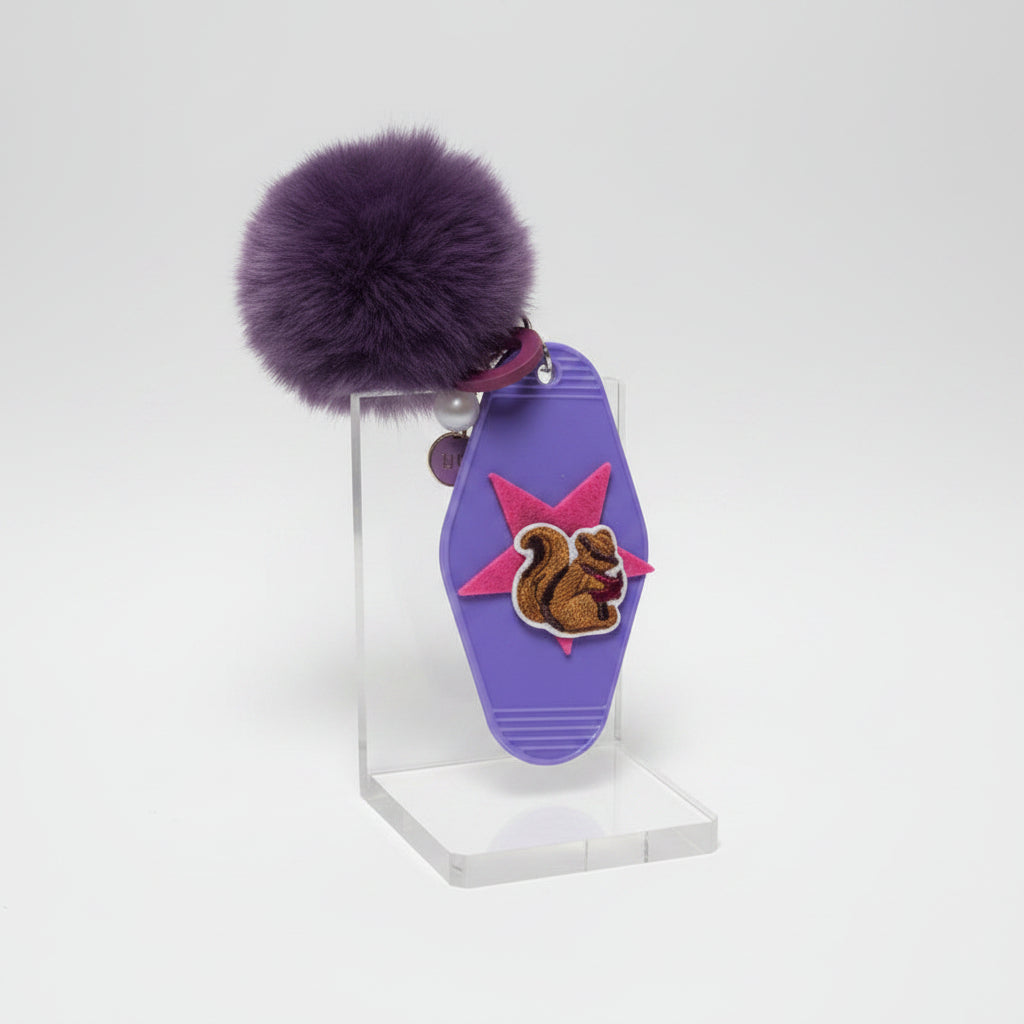 Star Squirrel Keychain