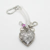 Heart Metal Locket Keychain