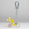 Yellow Dog Daisy Keychain