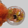 Orange Mushroom Keychain