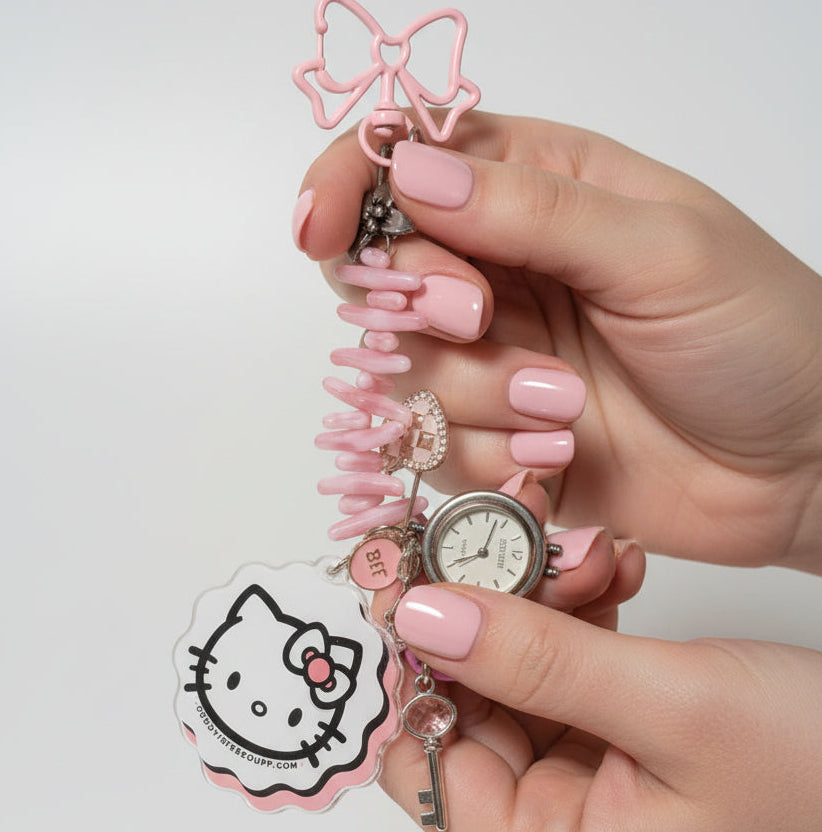 Hello Kitty Watch Keychain
