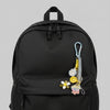 Yellow Dog Daisy Keychain