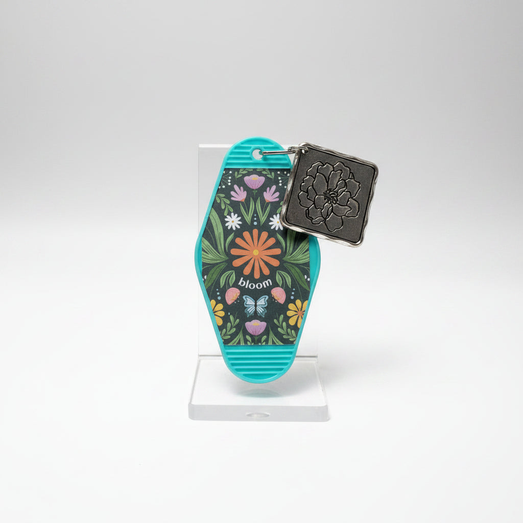 Flower Spring Keychain