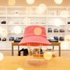 Reversible Bucket Hat Pink and Orange
