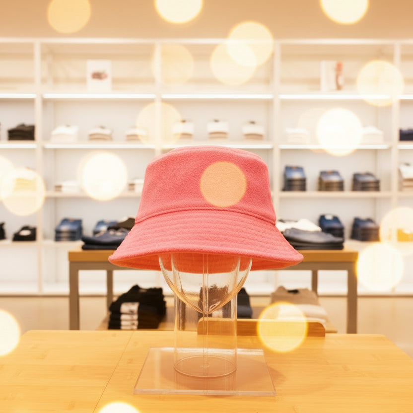 Reversible Bucket Hat Pink and Orange