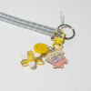 Yellow Dog Daisy Keychain