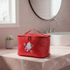Red Travel Bag Cute Cat Pink Stars