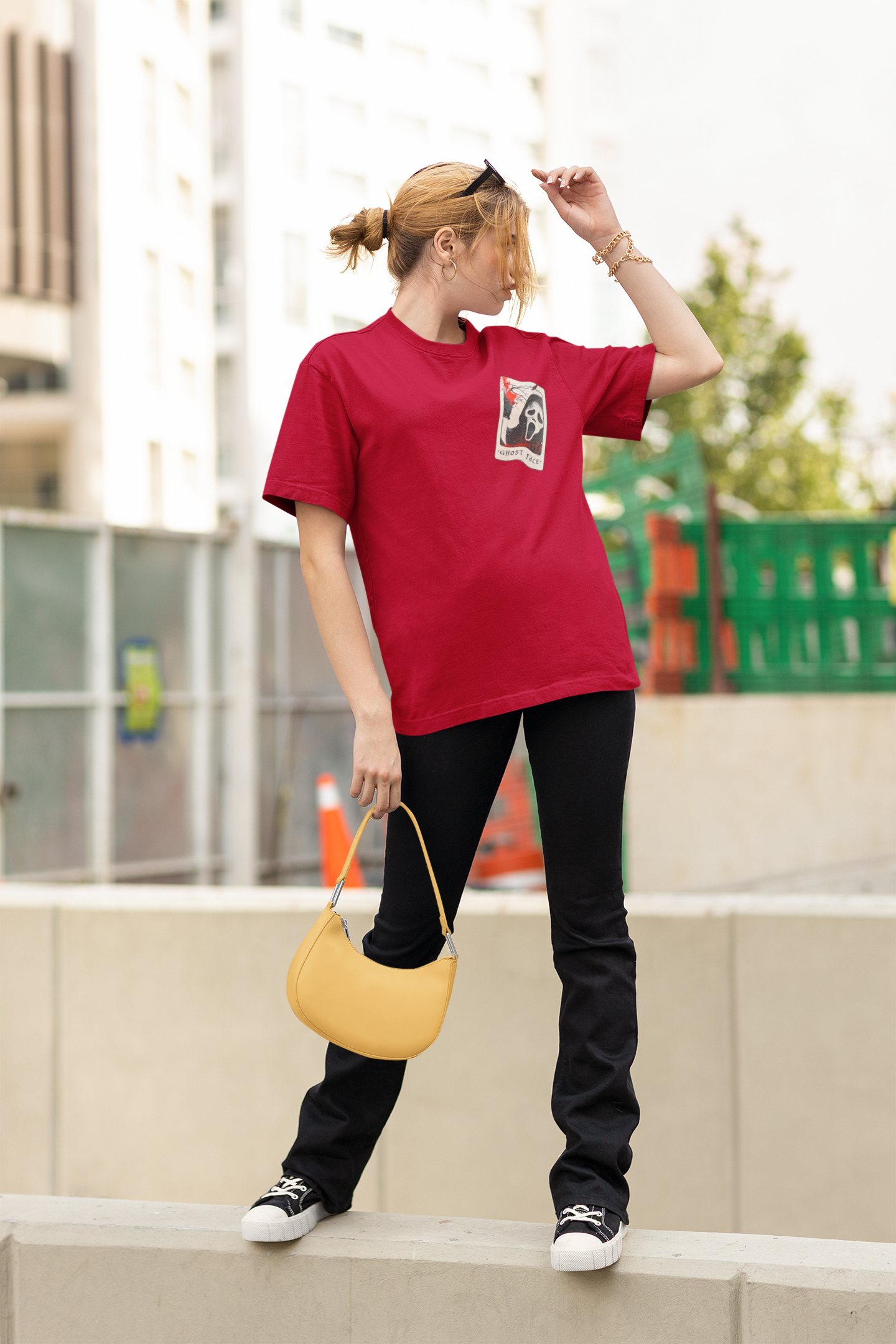 Red Scream Graphic T-Shirt