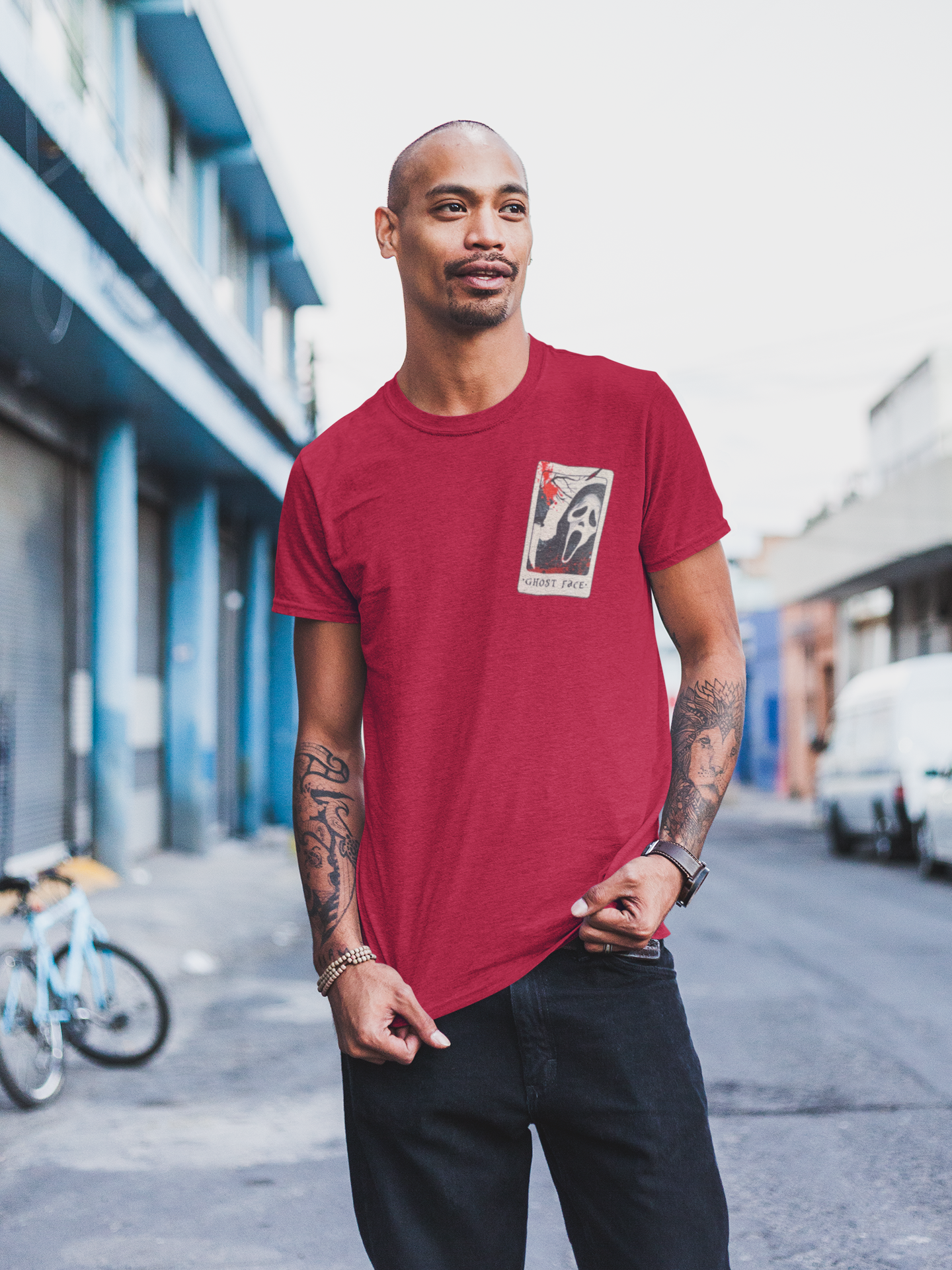 Red Scream Graphic T-Shirt